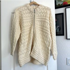 Vintage Fisherman Merino Wool Sweater. Size: Large Excellent condition